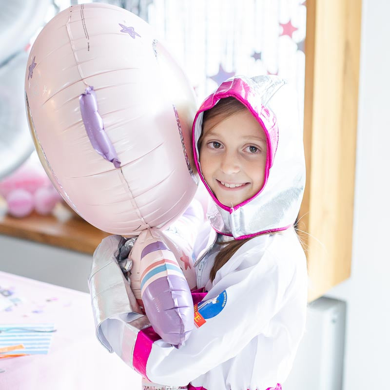Astronaut Folienballon / Rosa