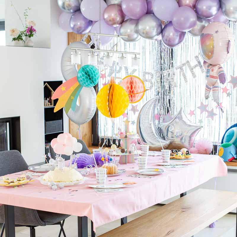 Silbernes 'Happy Birthday' Banner – Ca. 85 Cm Lang, Mit Schnur – Einfache DIY-Deko Für Geburtstagspartys