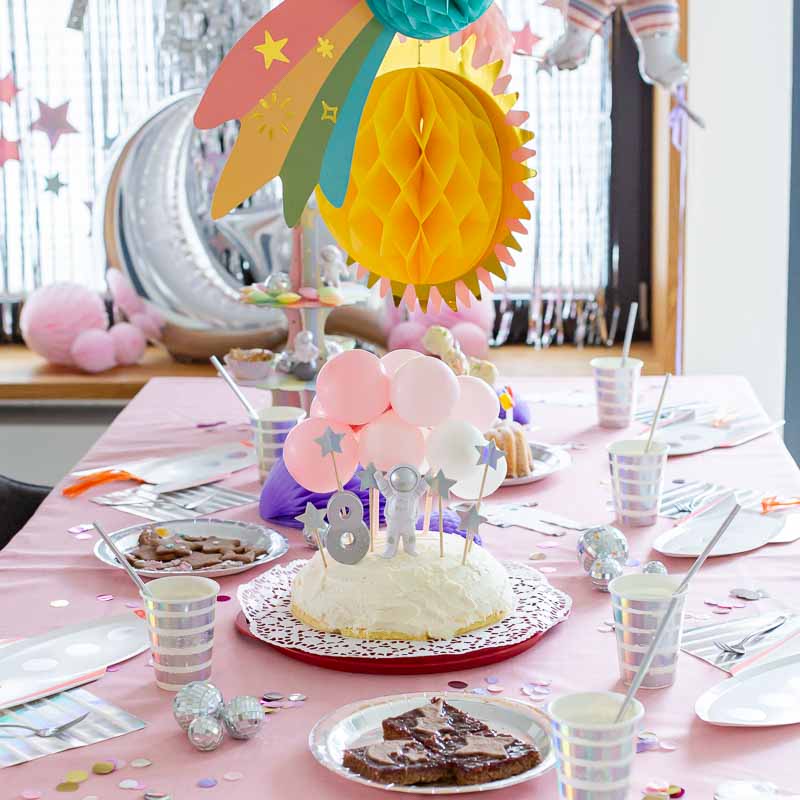 weltraum party deko