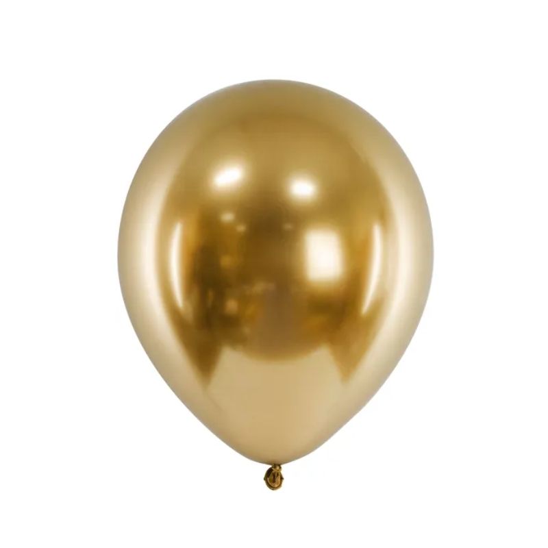 Luftballons Metallic Gold