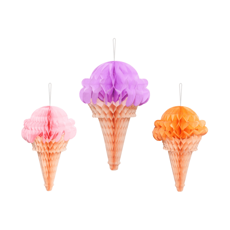 Eis Waben Deko / Pastell