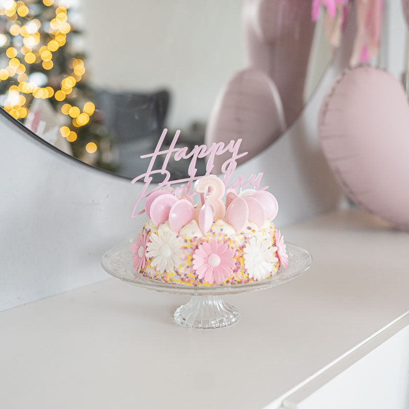 Happy Birthday Cake Topper