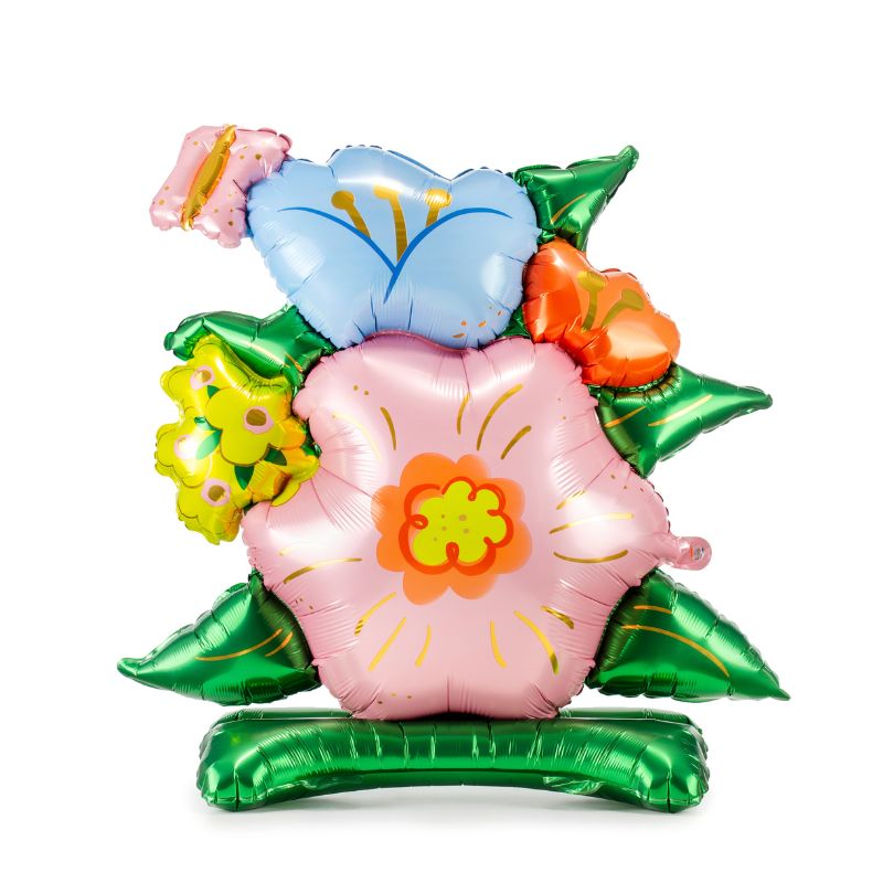 Blumen Folienballon / Stehend
