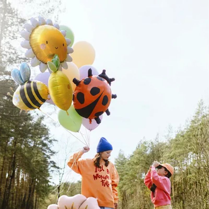 blumen und käfer Folienballons