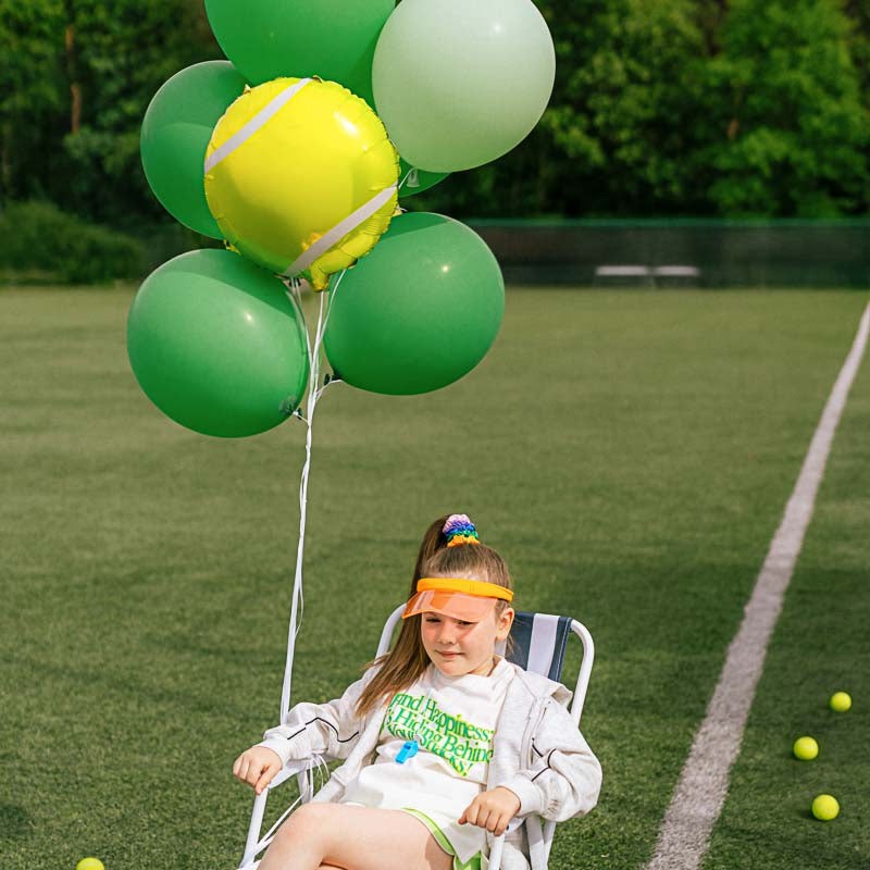 Tennisball Folienballon / Rund