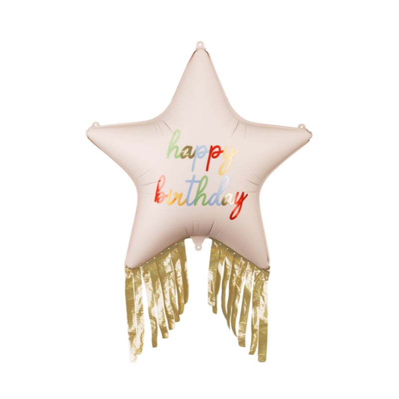 Happy Birthday Stern Folienballon