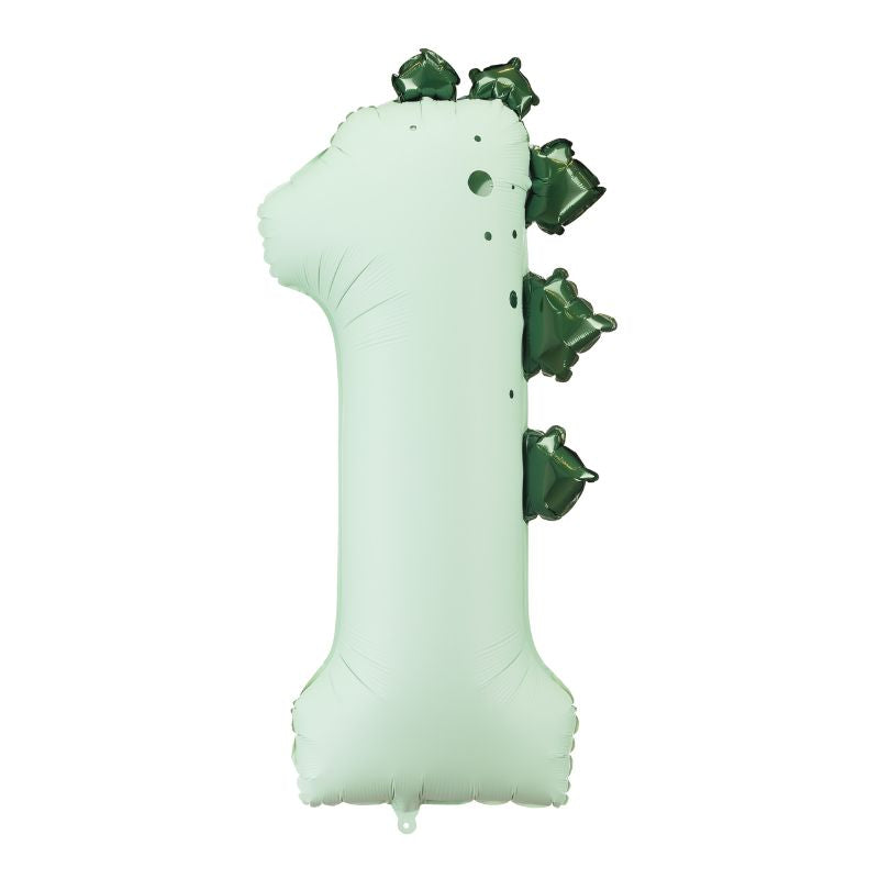 Zahlen Folienballon / Zacken / Dino