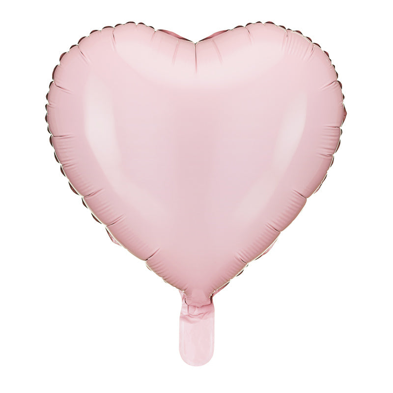 Herz Folienballon Blush Rosa