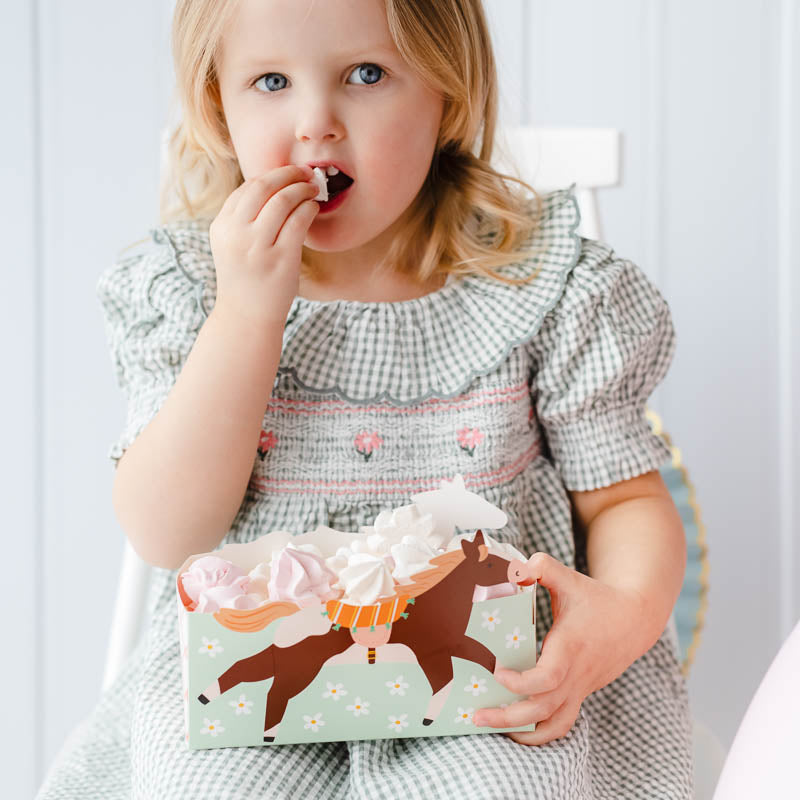 Pferde Popcorn / Snack Boxen 