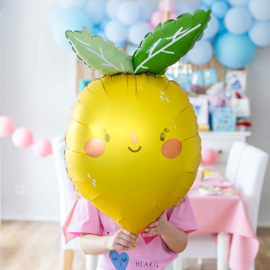 Folienballon Zitrone Gelb