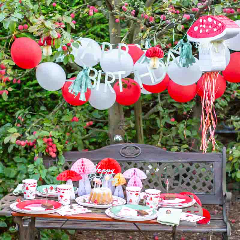 Fliegenpilz Party Geschirr