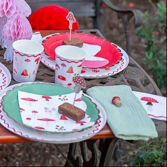 Musselin Servietten / Salbei Grün