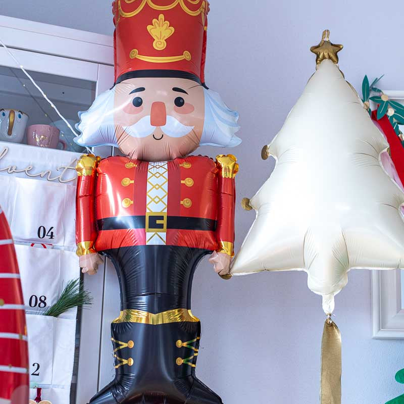 Weihnachtsbaum Folienballon / Crème