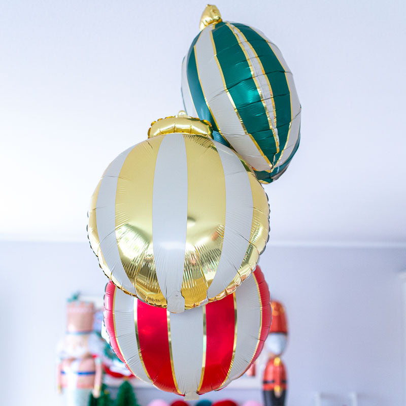 Weihnachtskugel Folienballon Mix