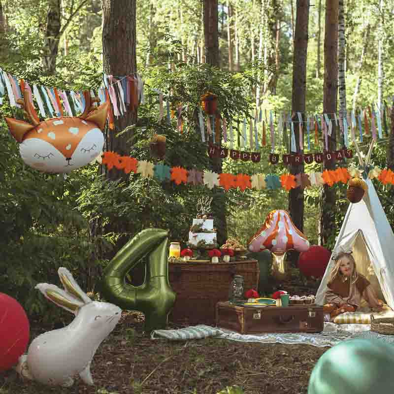 herbst wald deko
