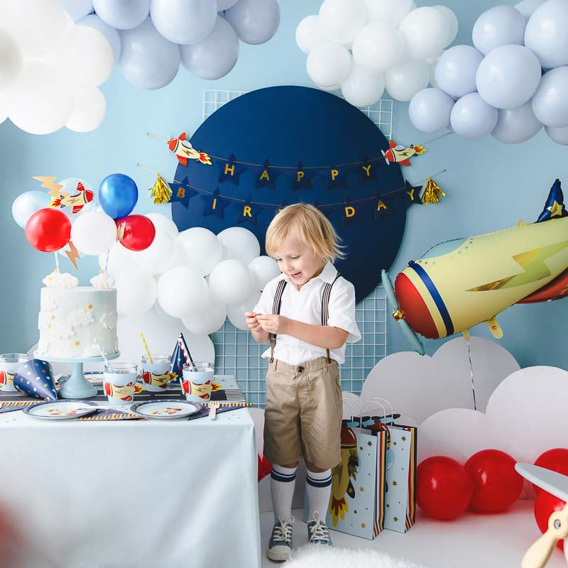 Flugzeug Party Girlande