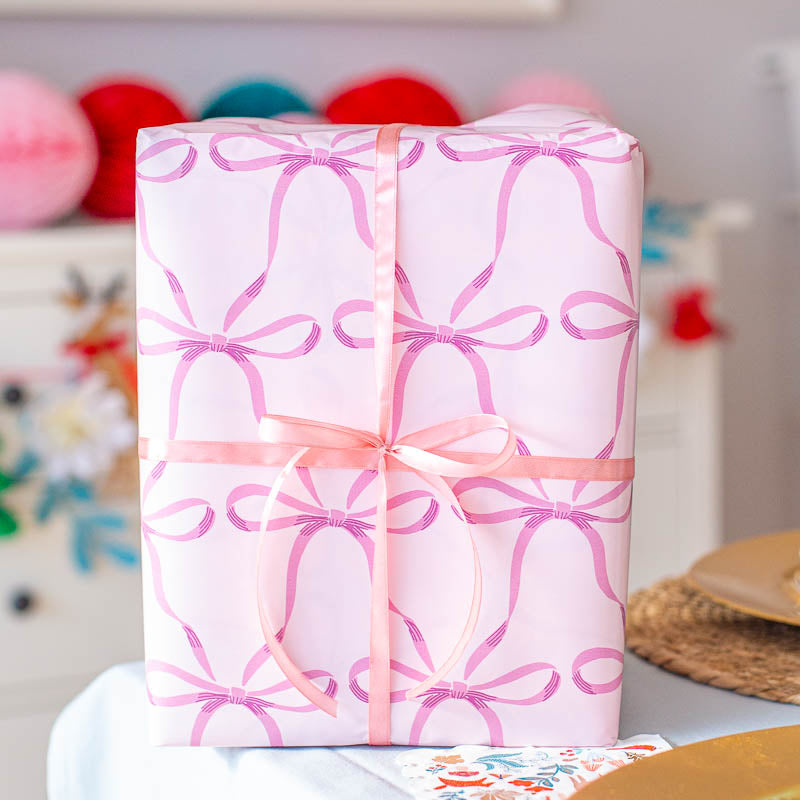 Schleifen Geschenkpapier 