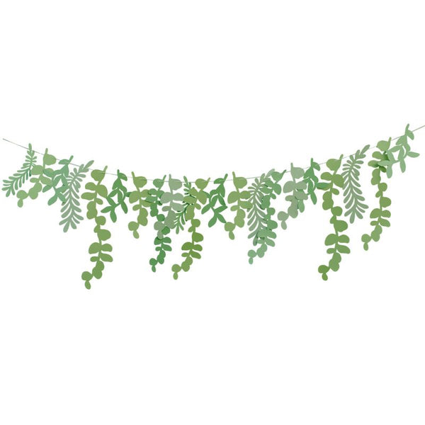Botanische Blätter Girlande für den Kindergeburtstag – Printfetti