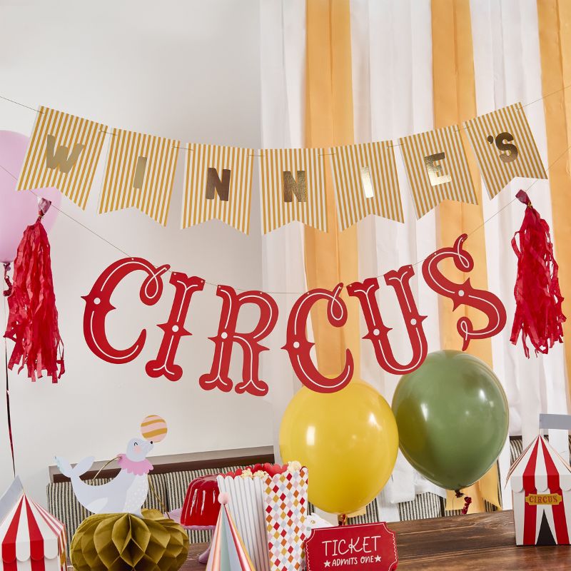 Zirkus Girlande / Personalisierbar