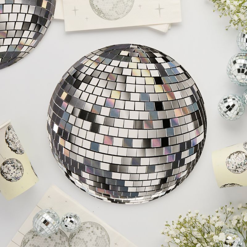 Disco Kugel Party Teller 