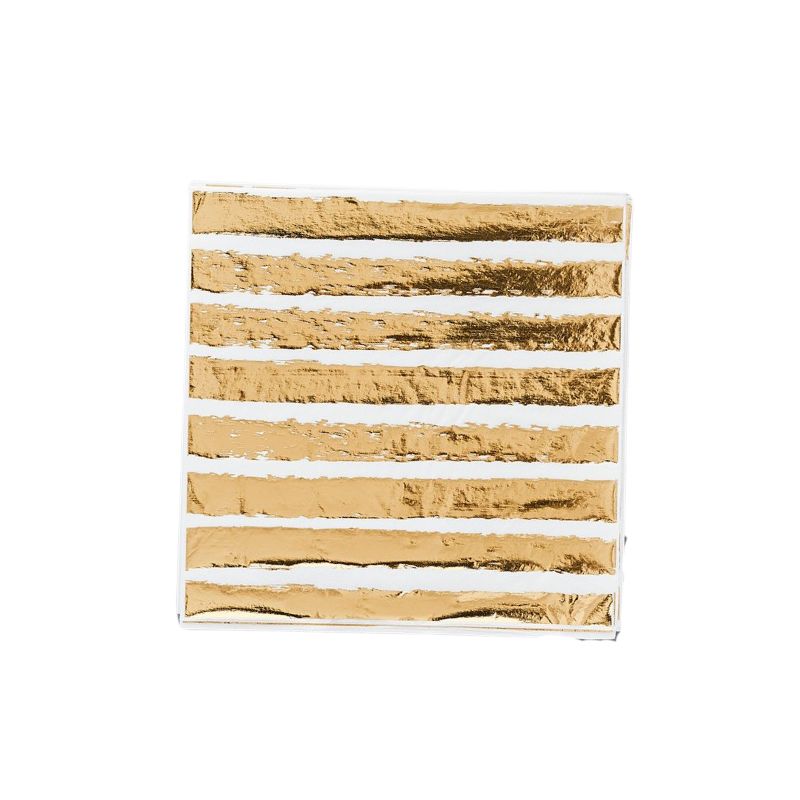 Servietten Metallic Gold
