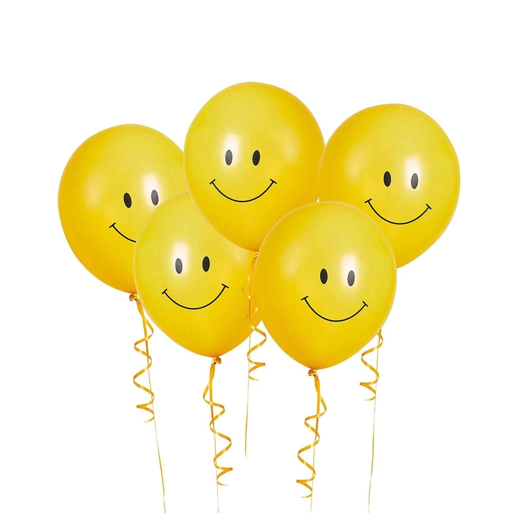 Ballons Set Smiley - Gelb