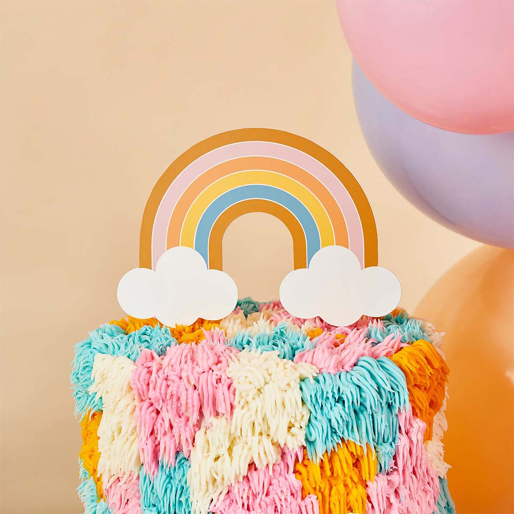 Regenbogen Cake Topper