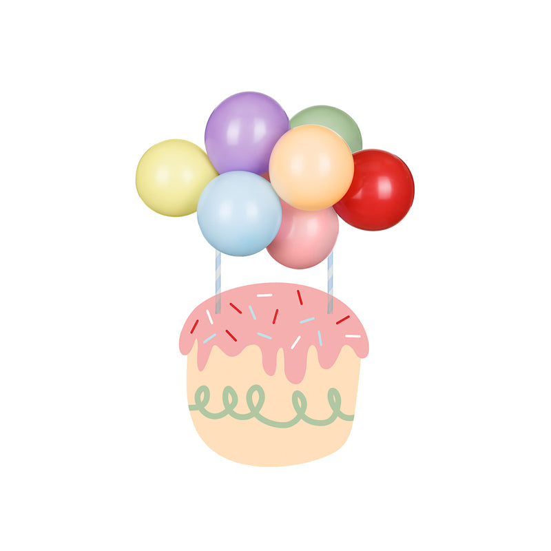 Pastell Ballon Cake Topper