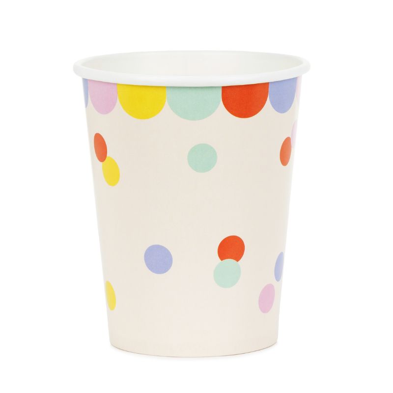 Punkte Party Becher / Set / Bunt (6 Stück) – Printfetti