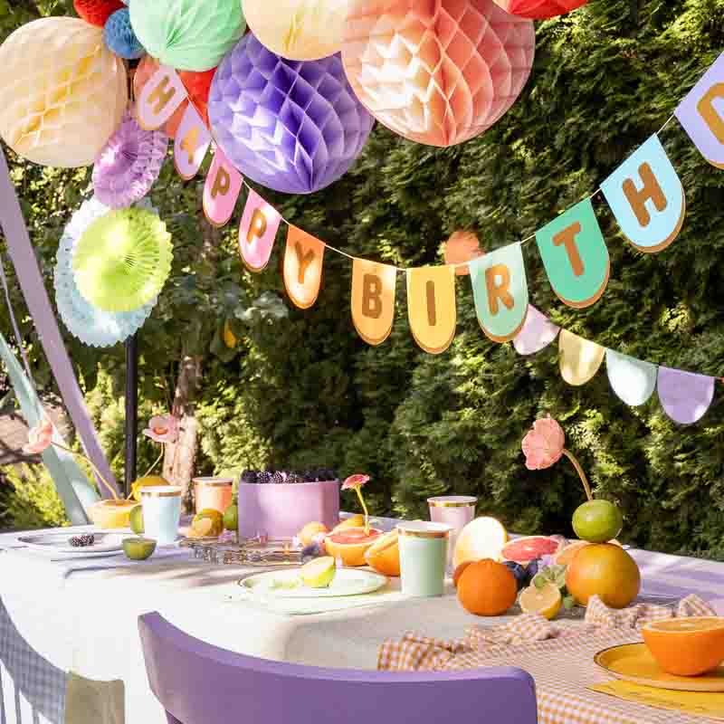 Bunte Party Becher / Set