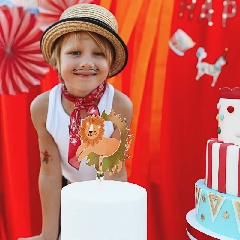 Löwen Kuchen Topper / Zirkus