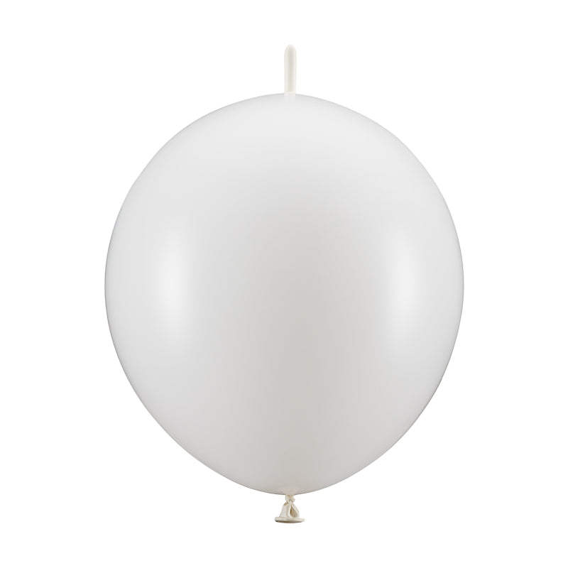 Linking Luftballons / Ballonkette / Weiß