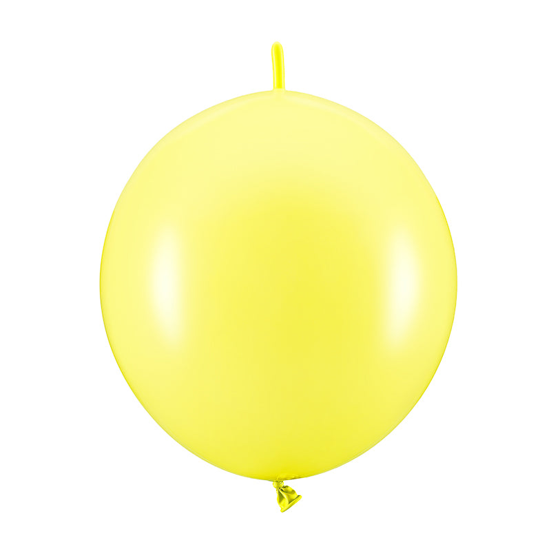 Linking Luftballons / Ballonkette / Gelb 