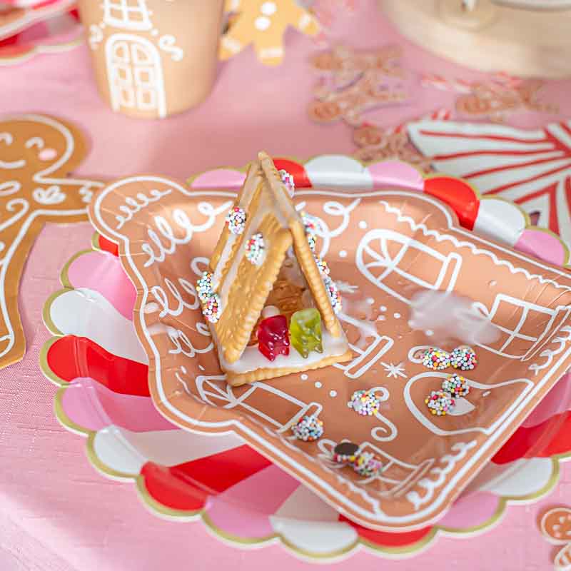 Lebkuchen Haus Teller 