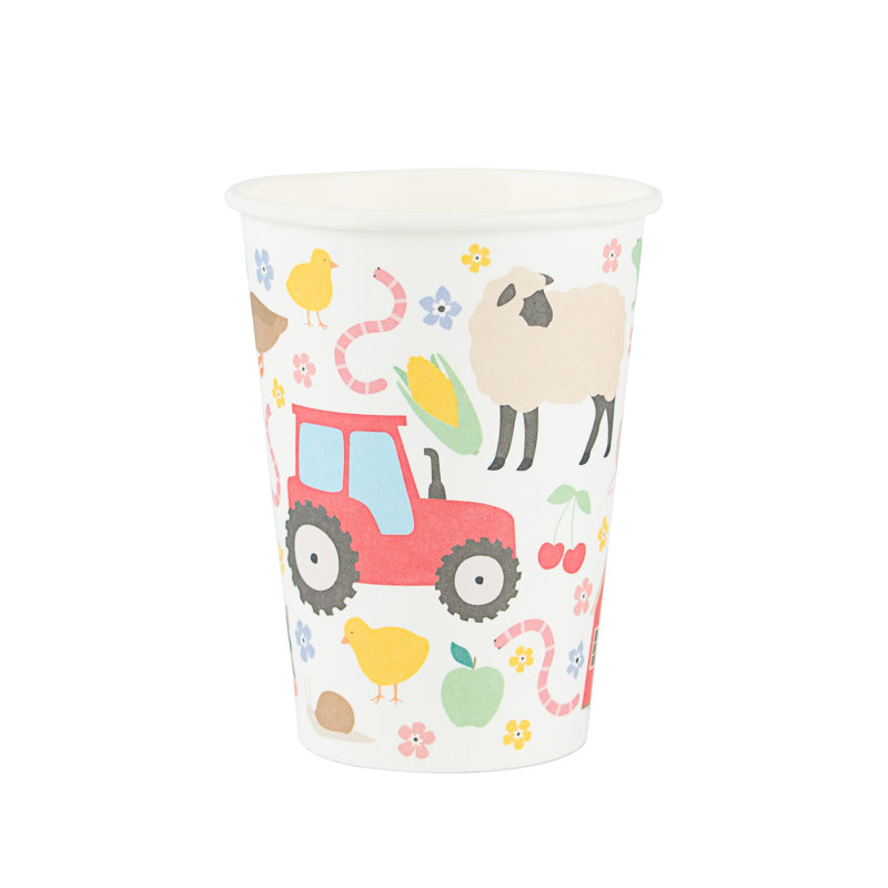 Bauernhof Motive Party Becher 