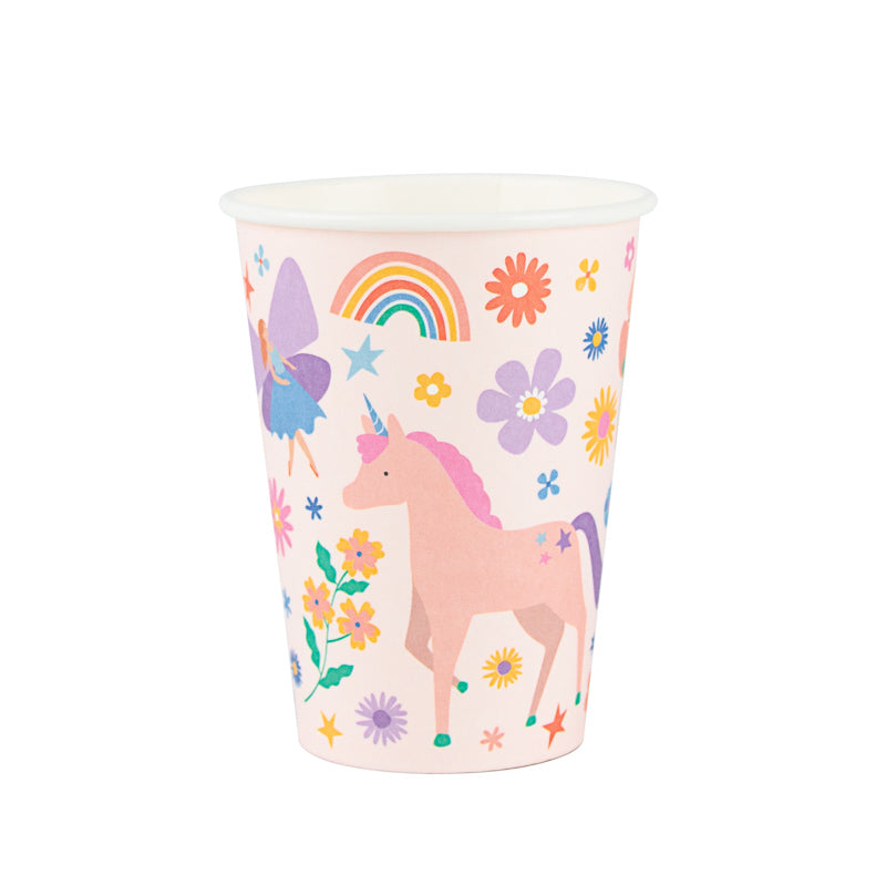Einhorn & Feen Party Becher 