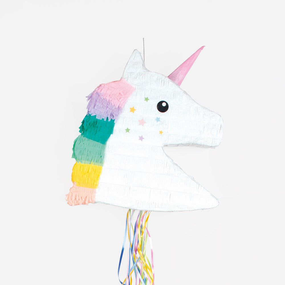Einhorn Kopf Pinata - 40x40x9.5cm Für Kindergeburtstag Party