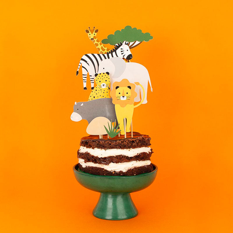 Safari Cake Topper Set