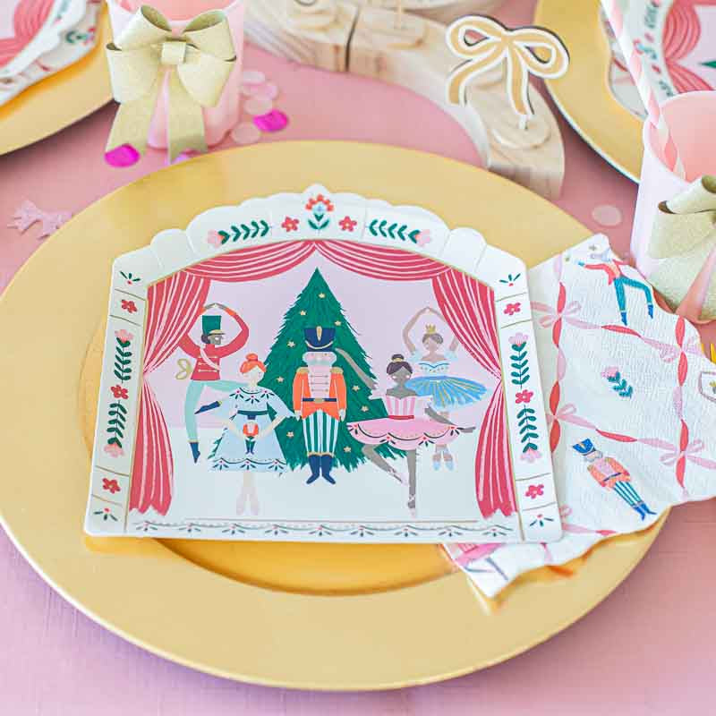 Ballett Bühne Party Teller