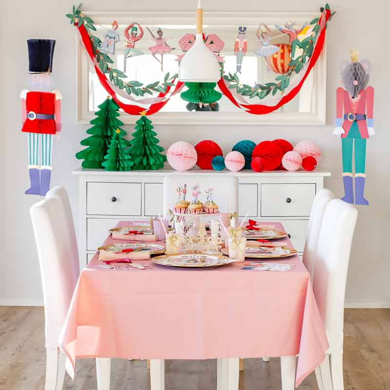 Nussknacker Weihnachten Tischläufer, Skandinavische Nussknacker