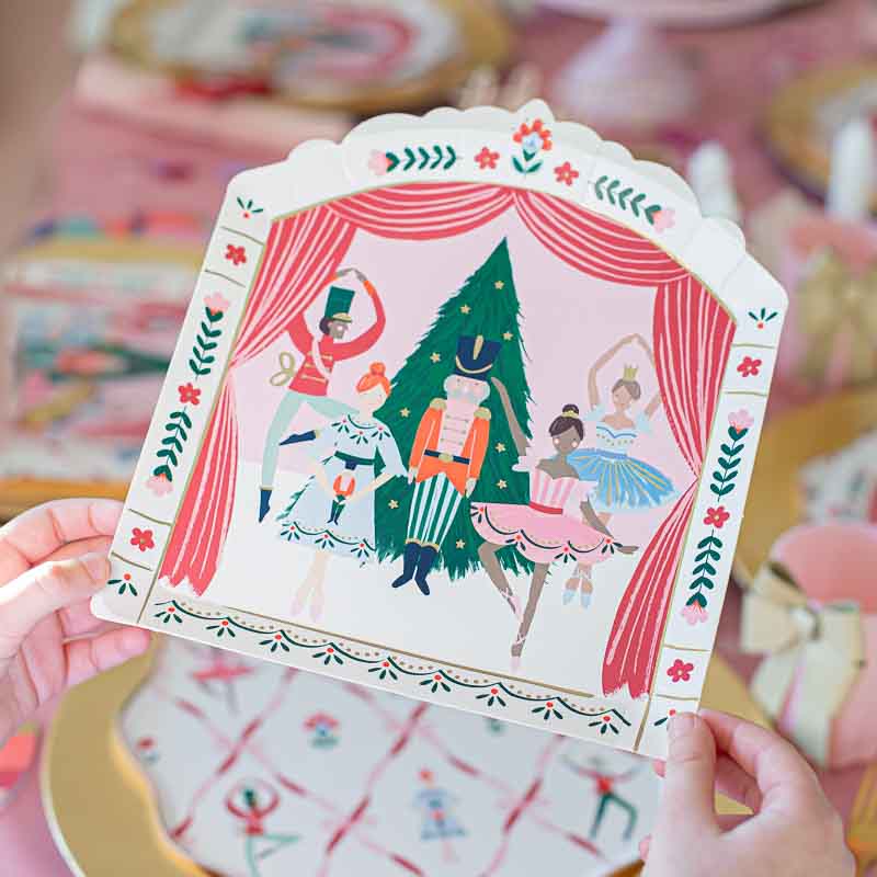 Ballett Bühne Party Teller