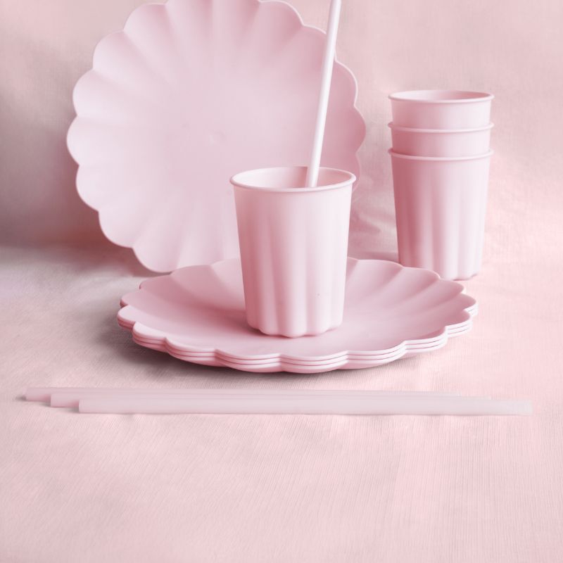 Mehrweg Tischdecke / Hell Rosa