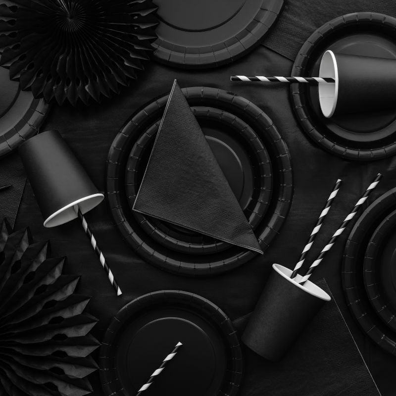 Mehrweg Tischdecke / Schwarz