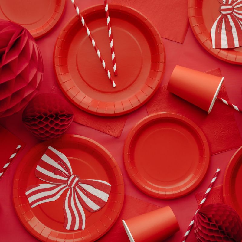 Mehrweg Tischdecke / Rot 