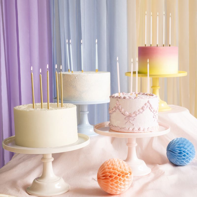 Mehrweg Tortenplatte / Crème / Kunststoff 