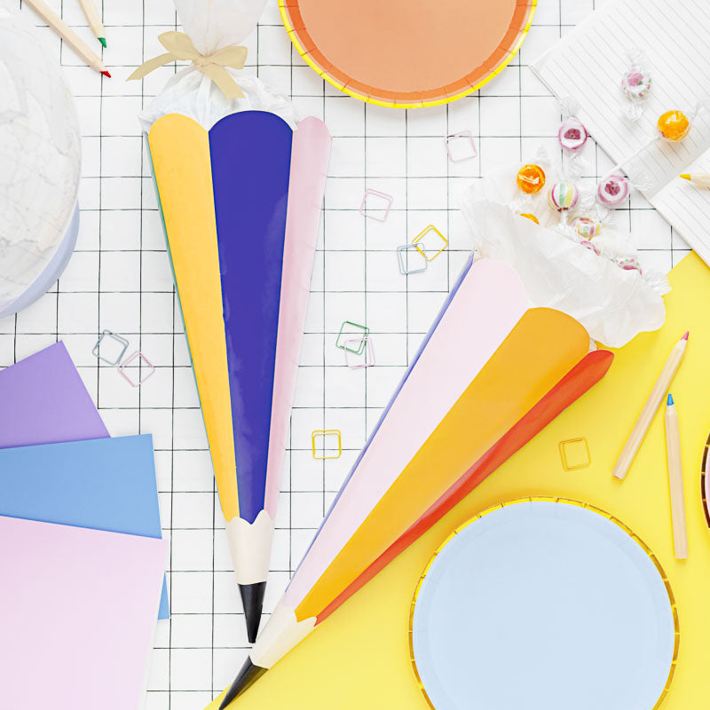 Mini Schultüte / Geschenkschachtel / Bunt