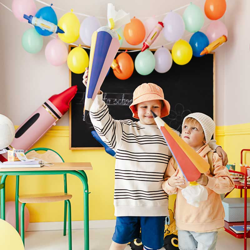 Mini Schultüte / Geschenkschachtel / Bunt