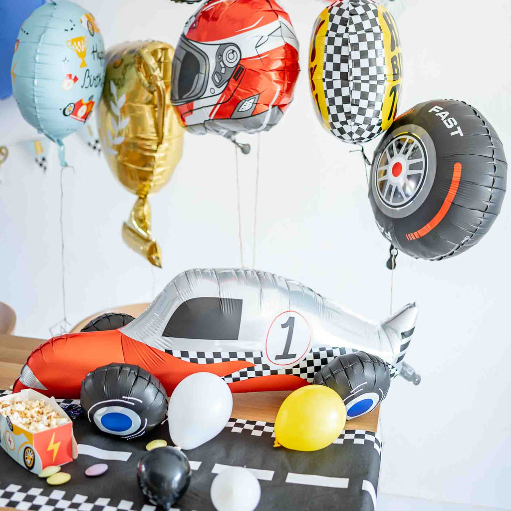 JOYMEMO Quad-Geburtstagsbanner – 2-teiliges Deko-Set Für Jungen & Männer – Offroad-Racing-Partyzubehör, Vorgespannt, Ca. 2 M + 1,2 M JOYMEMO Vierrad Geburtstagsbanner