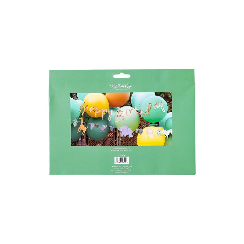 Safari Party Girlande / Happy Birthday Girlande