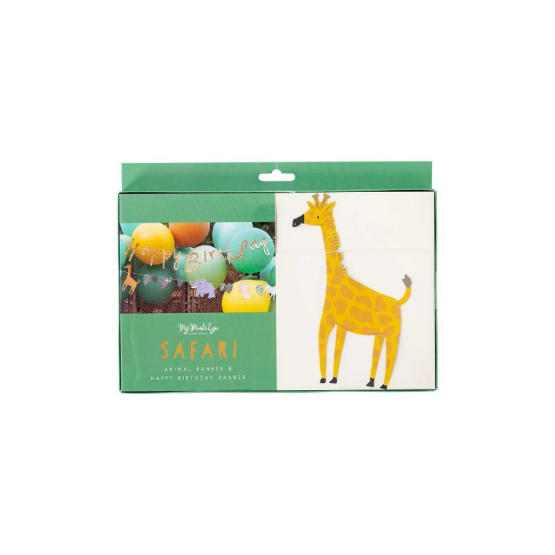 Safari Party Girlande / Happy Birthday Girlande